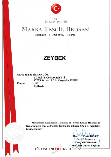 Zeybek-Marka-Tescil