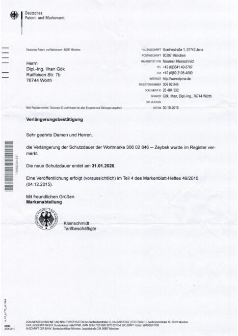 Deutsches-patent